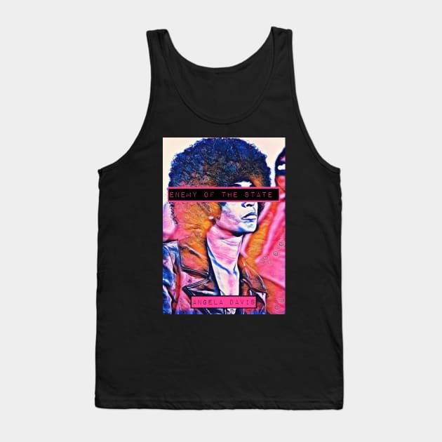 Angela Davis Tank Top by BlackOzean